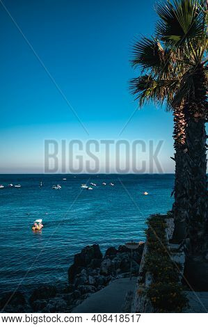 Fantastic View On Castro Sea In Puglia