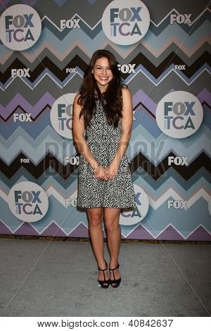 PASADENA, CA - JAN 8: Melissa Benoist uczęszcza FOX TV 2013 TCA Winter Press Tour w Langham Hunt