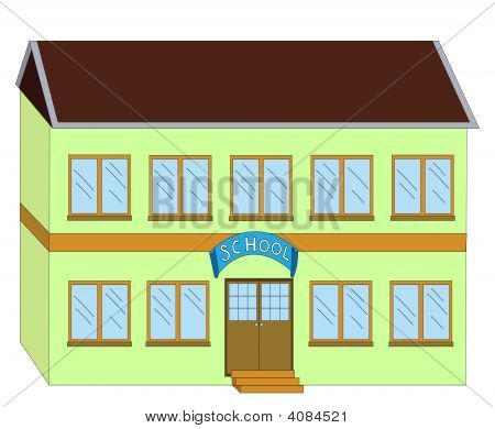 Ilustração de escola