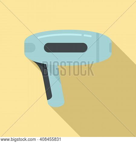 Laser Hair Depilator Icon. Flat Illustration Of Laser Hair Depilator Vector Icon For Web Design