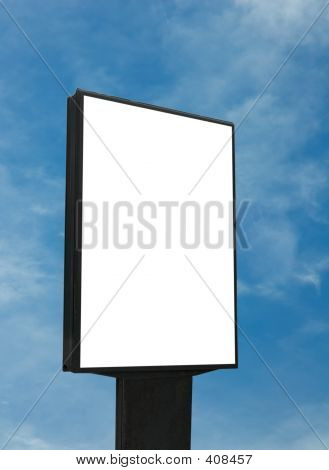 Blank Billboard, fügen Sie einfach Ihren text