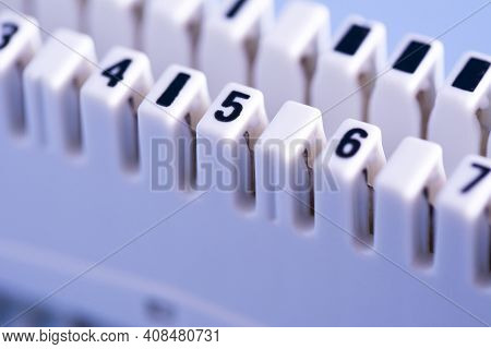 Digital Telephone Distribution Block, Cross Panel. Telecommunication And Network Equipment