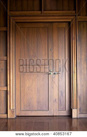 Teak Doors.