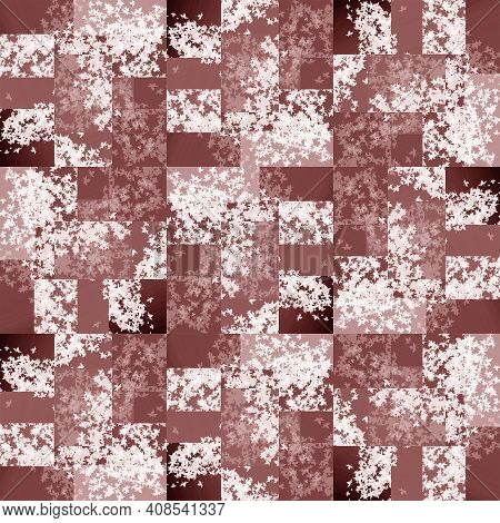 Abstract Geometric Background With Rectangles, Squares And Stripes