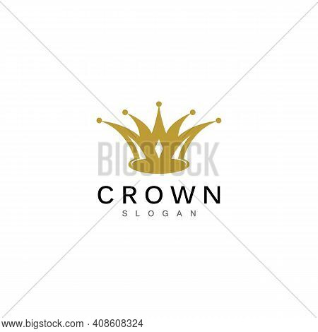 Crown Logo Template Vector Illustration