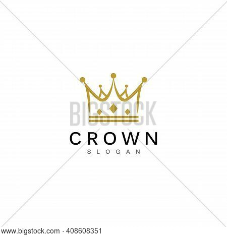 Crown Logo Template Vector Illustration