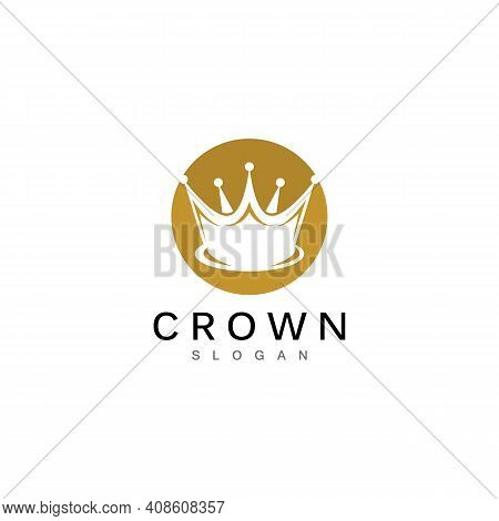 Crown Logo Template Vector Illustration