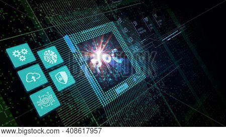 Business, Technology, Internet And Network Concept. Ppc Pay Per Click Payment. Technology Digital Ma