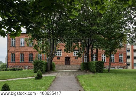 Utena, Lithuania - July 16, 2017: Historical Building Of Utena 