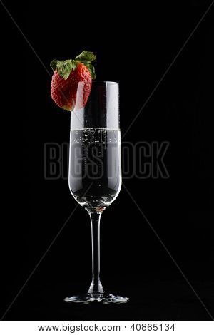 Full View Strawberry Champaign