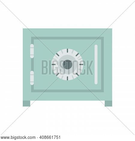Lock Safe Protection Security Metal Business Door Box Icon. Safety Finance Safe Steel Deposit Lock V