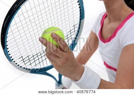 Tenniswoman.