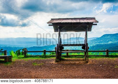 Viewpint At  Pang Sida National  Park Which Has A Place To Sit And Watch The Scenery  From  The Moun