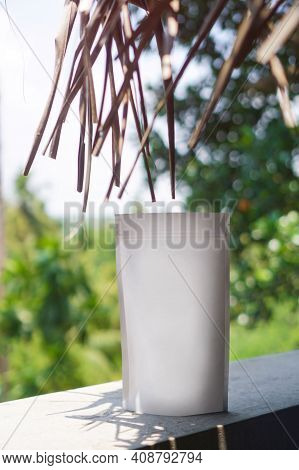 Coffee Cup. Coffee Cup On The Wooden Background, Hot And Fresh Morning Coffee. Coffee Beans Texture 