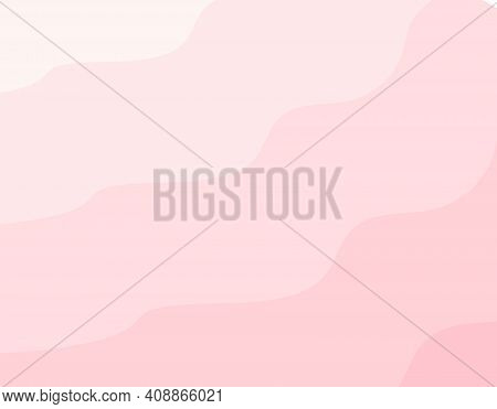 Pink Wave Background Design Vector  Love Background