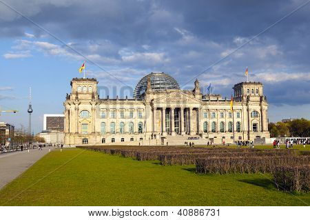 Rigsdagsbygningen i Berlin
