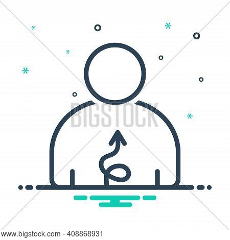 Mix Icon For Indirect Unobserved Unmarked Indiscernible