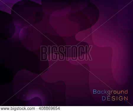 Purple Abstract Shape Modern Background Wave Background