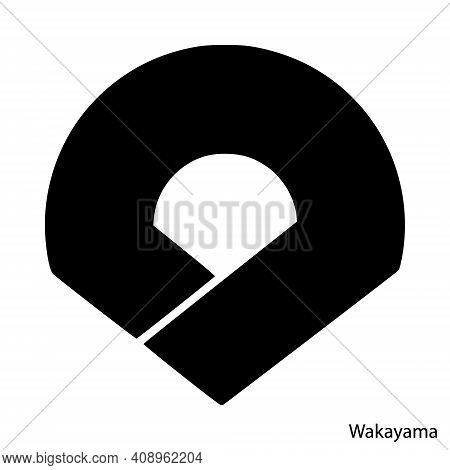 Coat Of Arms Of Wakayama Is A Japan Prefecture. Vector Heraldic Emblem