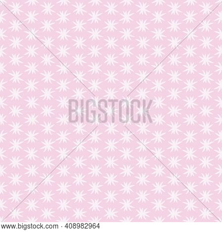Pink Abstract Flower Texture Pattern. Seamless Background Print.