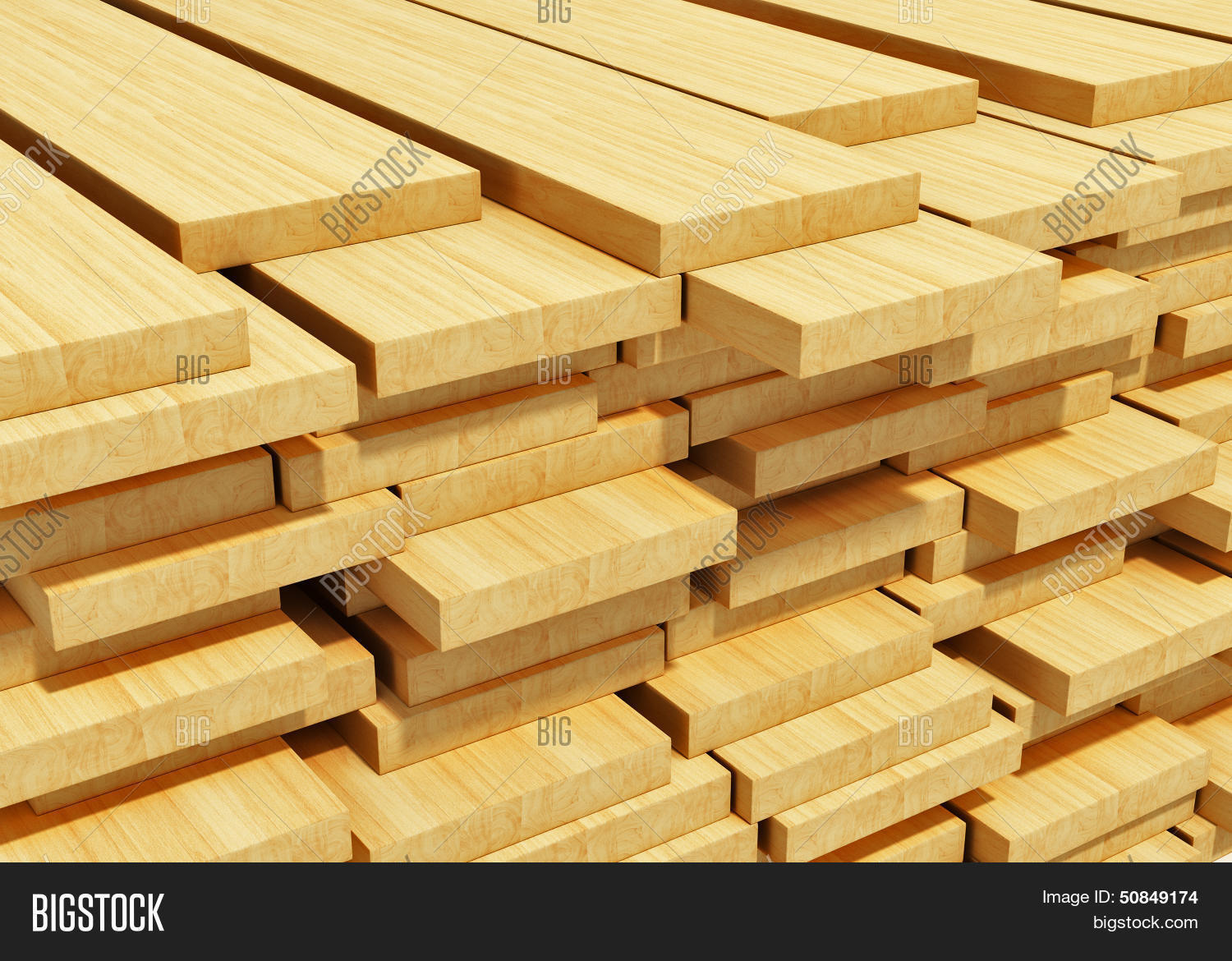 Stacked Wooden Planks Image & Photo (Free Trial) Bigstock