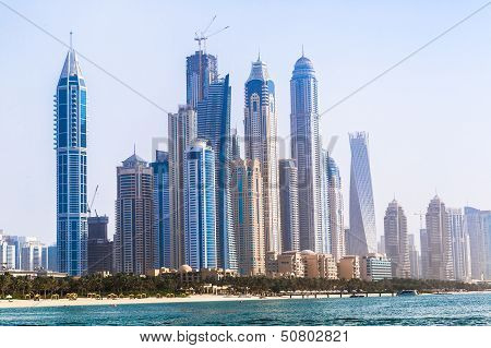 Dubai Marina Cityscape, Uae