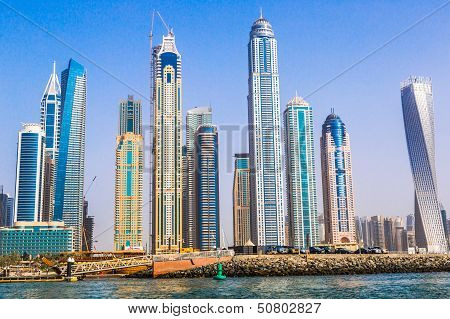 Dubai Marina Cityscape, Uae