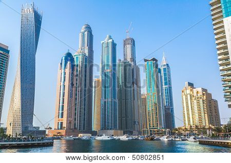 Dubai Marina Cityscape, Uae