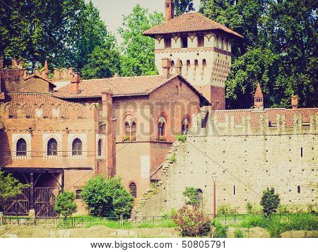 Retro Look Medieval Castle