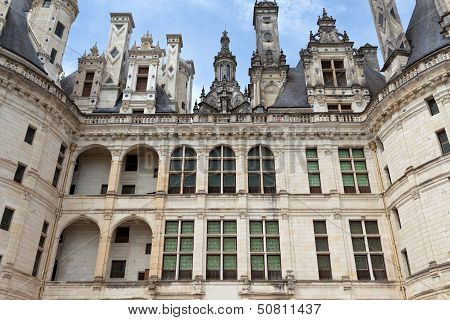 Castle of Chambord in Cher Valley France