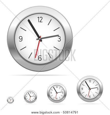 Vector Clock Icon