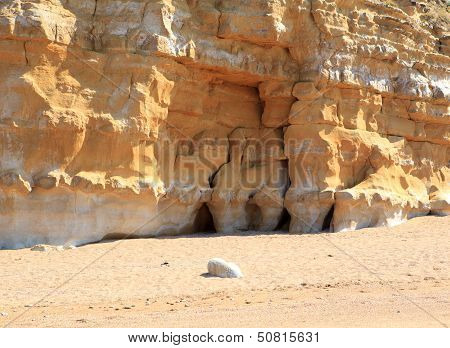 Cliffs In Hive Beach, Bridport, Dorset