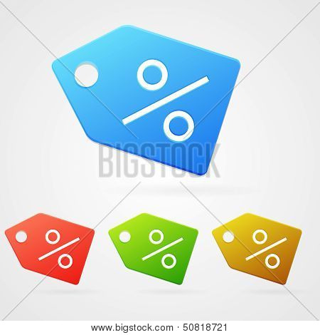 Vector Discount Tags