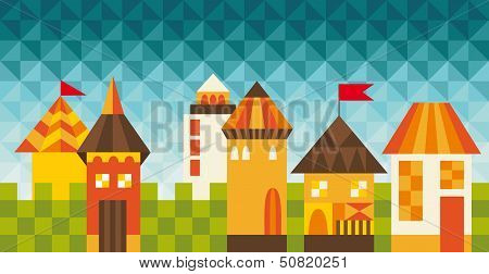 Colorful Fairy Tale City