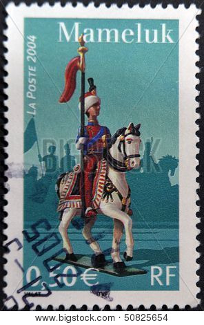 A Stamp Printed In France Shows A Mameluke