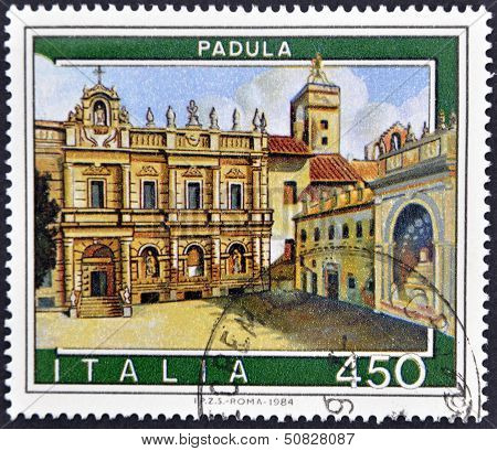 Italy - Circa 1984: A Stamp Printed In Italy Shows Padula, Circa 1984