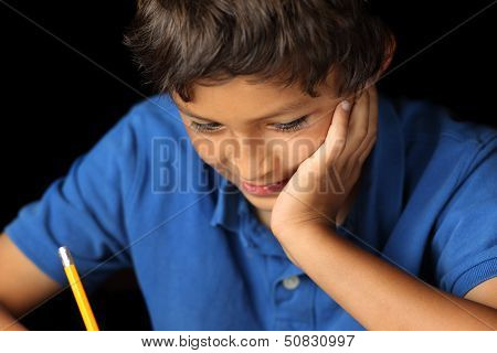 Portrait Of Young Boy - Chiaroscuro Series