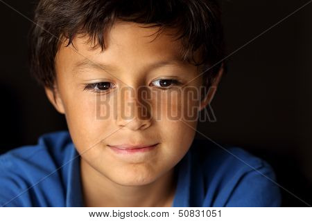 Portrait Of Young Boy - Chiaroscuro Series
