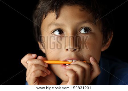 Portrait Of Young Boy - Chiaroscuro Series