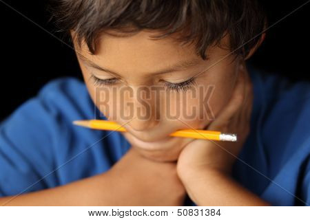Portrait Of Young Boy - Chiaroscuro Series