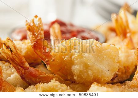 Fried Organic Coconut Shrimp
