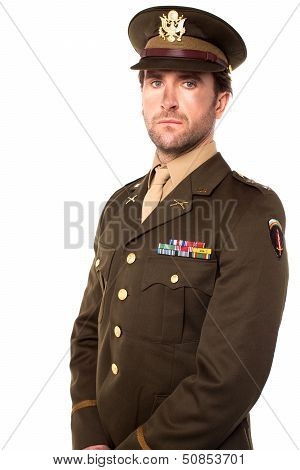 Confident Young Army Man