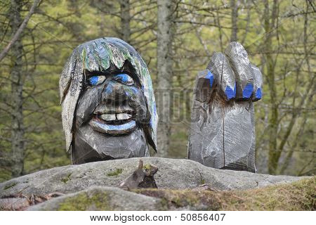 Trol Figure - Bergen, Norway