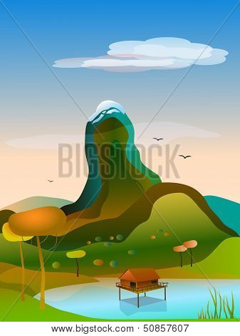 Autumn in the mountain