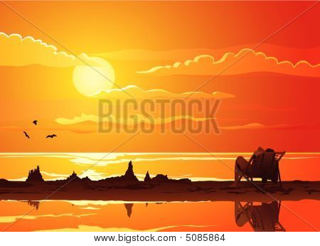 Eis que o pôr do sol