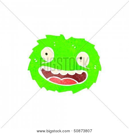retro cartoon furball creature