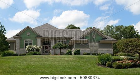 Green Cedar Shake House