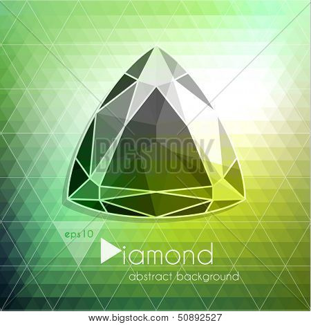Abstract diamond background - eps10