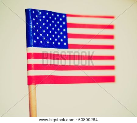 Retro Look American Flag