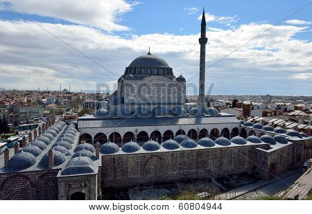 Mosque Of Suleiman The Magnificent Commissioned In 1565 By The Daughter Mihrimah Mosque.